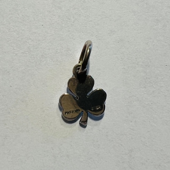 James Avery Clover Shamrock Charm Sterling Silver - Retired RARE - Picture 3 of 4